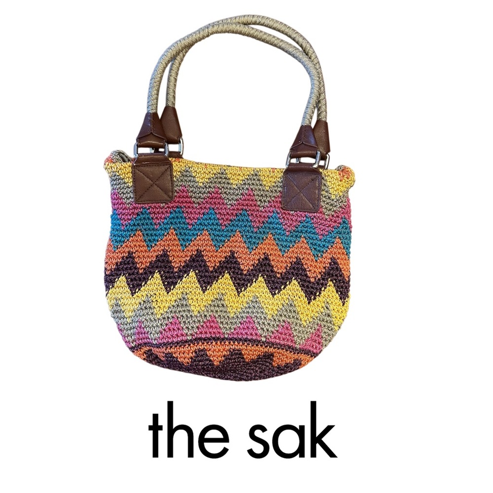 Multicolor Chevron Knit Women's Bag by The Sak